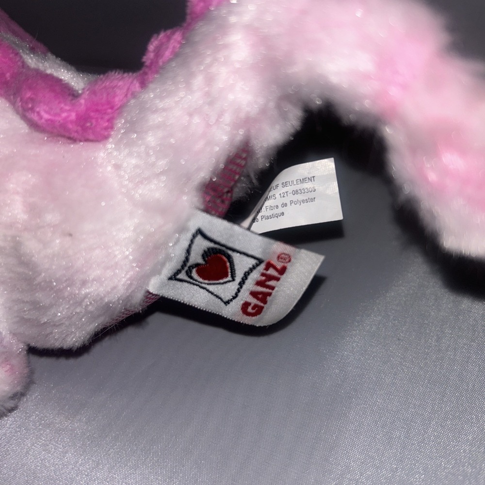 GANZ WEBKIN PINK WHIMSY DRAGON SHIMMERY PLUSH STUFFED ANIMAL NO CODE - Picture 5 of 6
